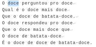 Regex primeira ocorrência